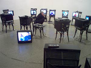 installationview "conversio: Die zwölf Geschworenen / Twelve Angry Men", 2005, KünstlerhausWien, copyright: gerald grestenberger d-g-v
