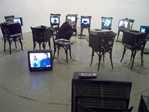 installationview "conversio: Die zw&ouml;lf Geschworenen / Twelve Angry Men", 2005, K&uuml;nstlerhausWien, copyright: gerald grestenberger d-g-v