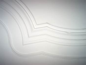 A`minimal kitsch&acute;room installation, shifting the borderlines of `traditional&acute;aspects of sculpture, photography, architecture 